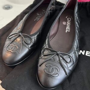 Chanel Calf Skin Ballet Flats